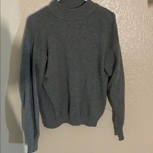 Gray mock neck sweater. Brandy Melville